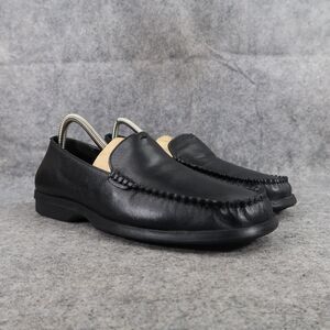 High Sierra Shoes Womens 8 Loafer Moccasin Leather Casual Career Black Meredith